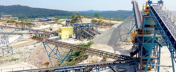 800t/h Construction Aggregates Production Line in Malaysia