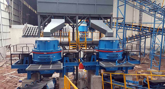 vertical shaft impact crusher sand making