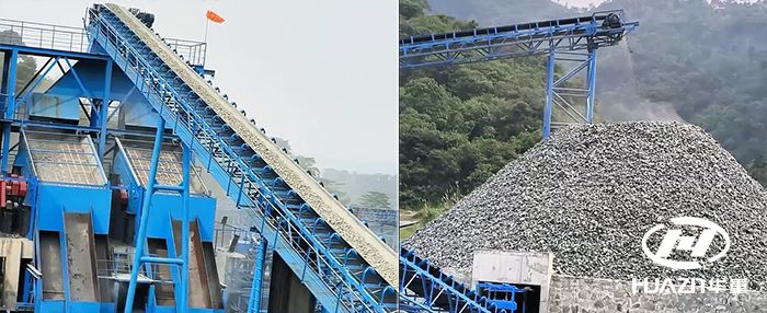 Andesite Sand and Gravel Aggregate Production Line in Indonesia