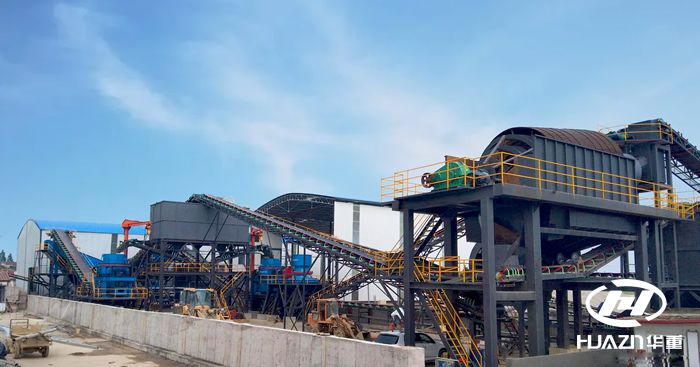 Process Flow of Hard Stone Crushing Plant