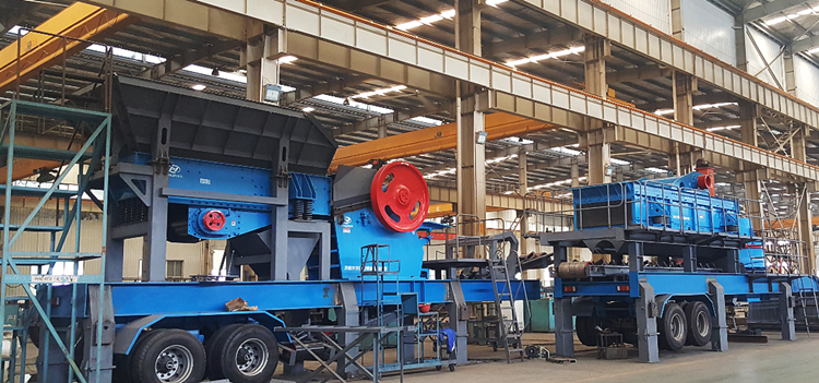 Tire Type Mobile Crushing Station