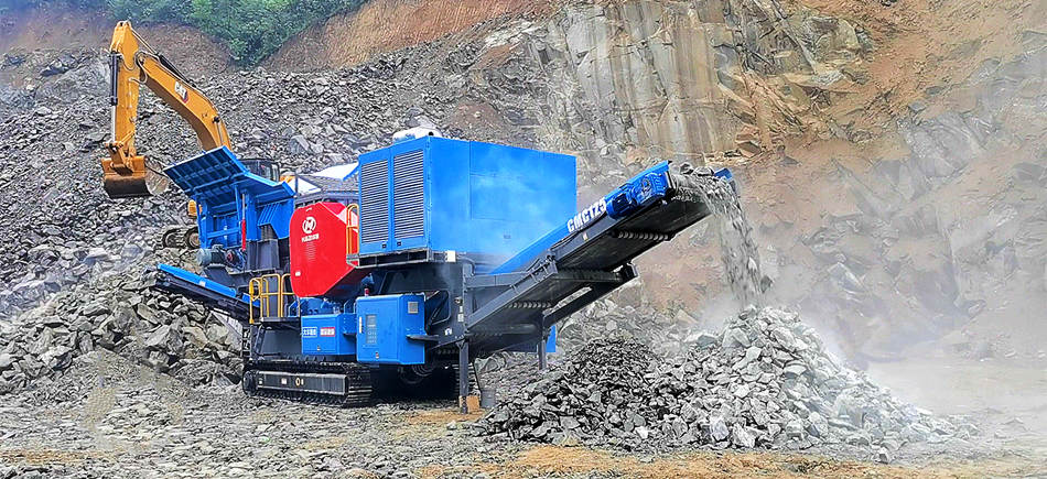 450 t/h Crawler Mobile Jaw Crushing Station in China
